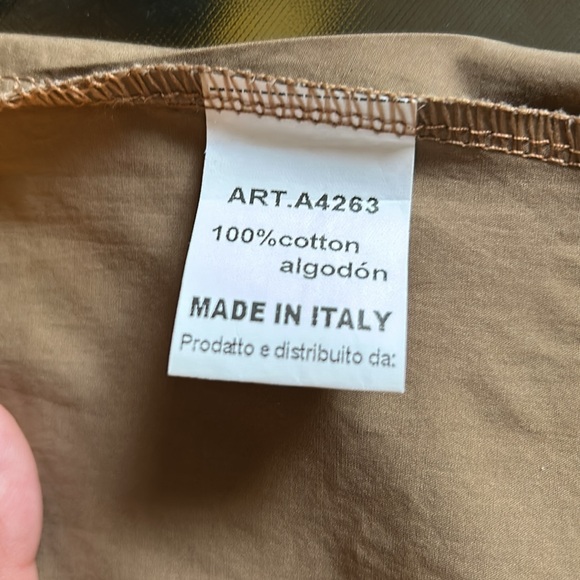 Kikisix 100% Cotton Dress Made in Italy Size M - Picture 10 of 12